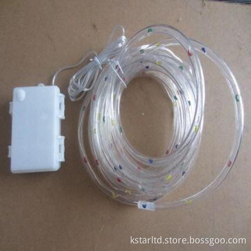 3*AA Battery Powered Mini Rope Lights, 3m Length, with 30-piece White Color LED, Waterproof